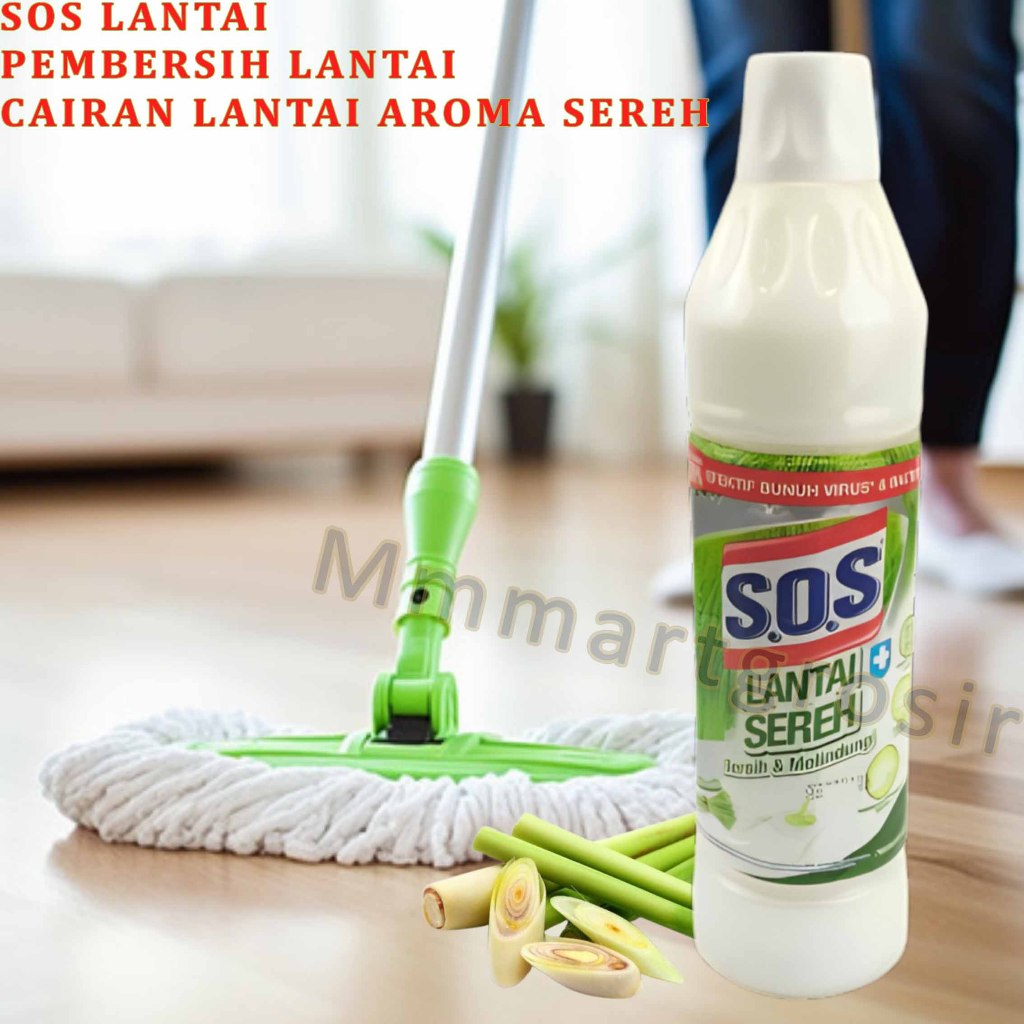 Sos Lantai / Pembersih Lantai / Cairan Pembersih Lantai Aroma Sereh botol / 780ml