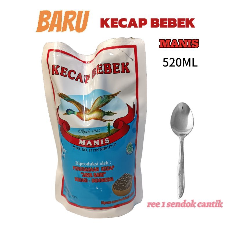 

bebek/ kecap manis cap bebek 520ml kecap murah