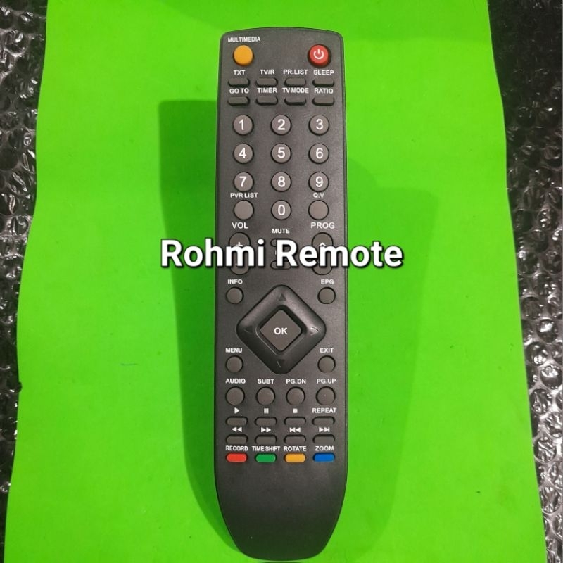 REMOTE REMOT SET TOP BOX STB POLYTRON 81G352 SEPERTI ORIGINAL