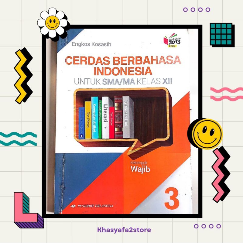 BUKU BAHASA INDONESIA KELAS 12 ERLANGGA