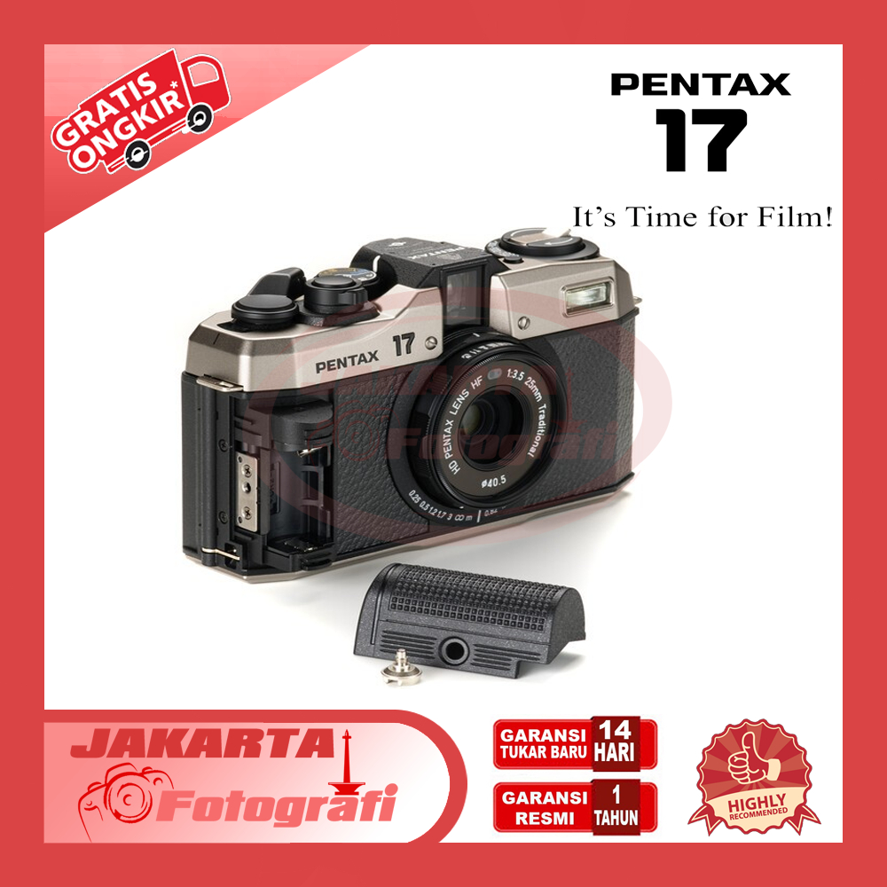 Ricoh PENTAX 17 Compact Film Camera 35mm Half Frame Kamera Film Garansi Resmi