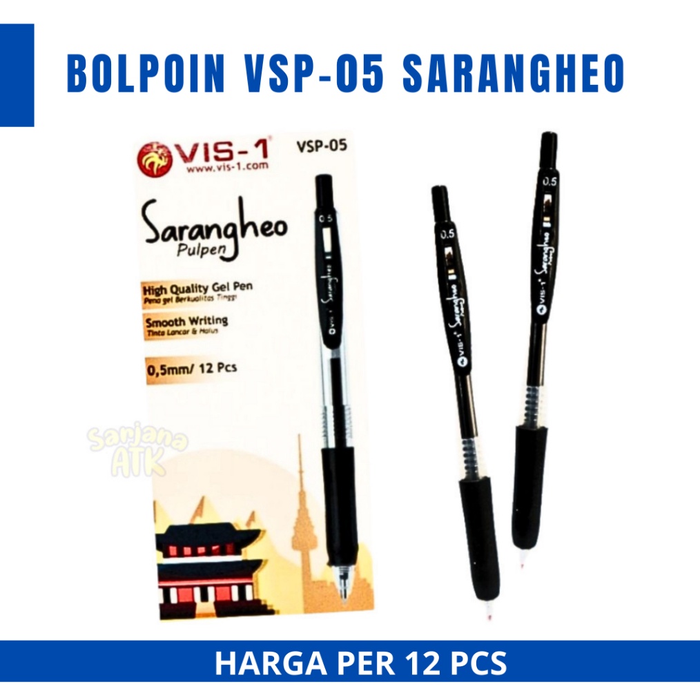 

12 Pcs Bulpen Cetek VIS1 Sarangheo Pen VSP5 Sarangheo KODE U6R3