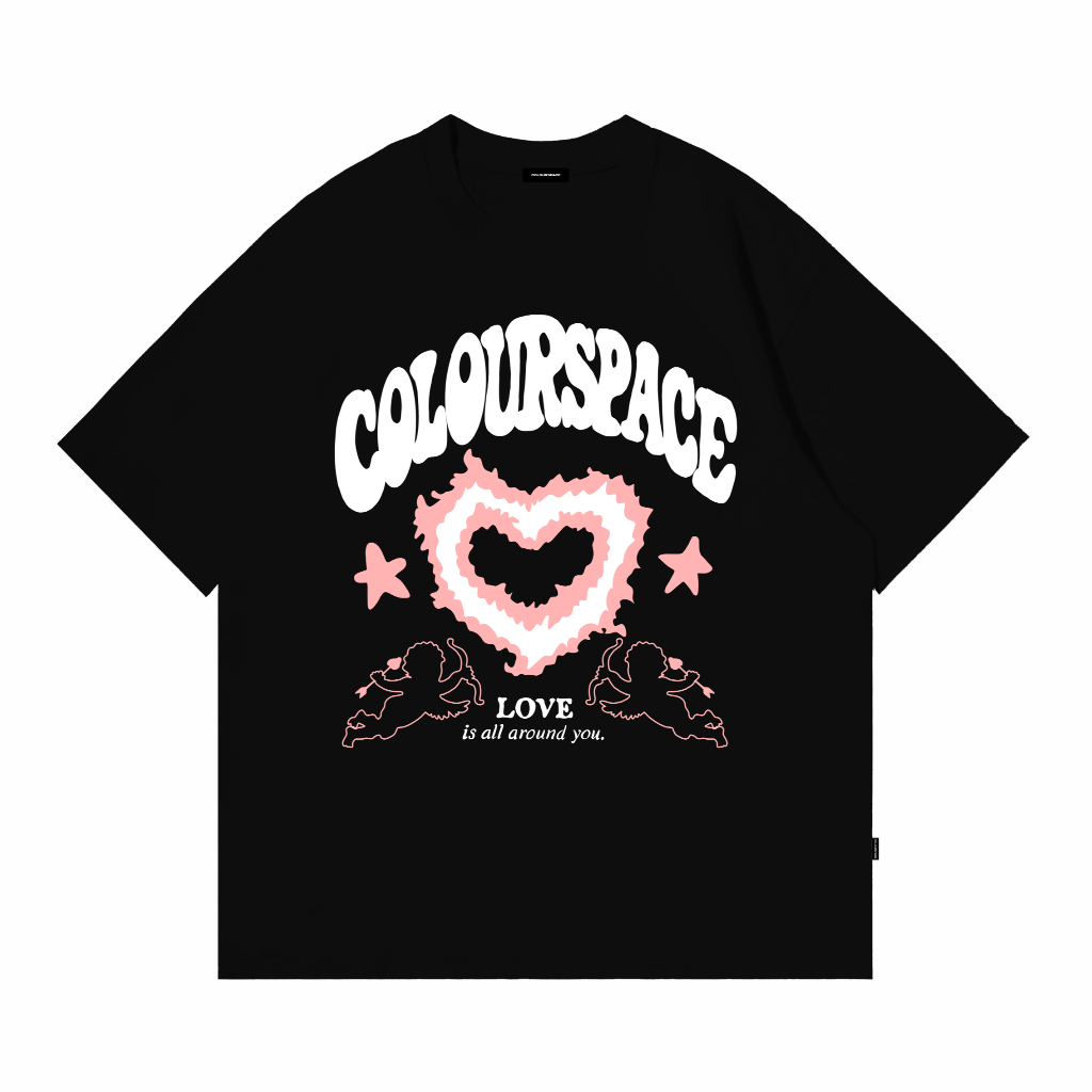 T Shirt Heavyweight 16s - Colourspace - Lovish Black
