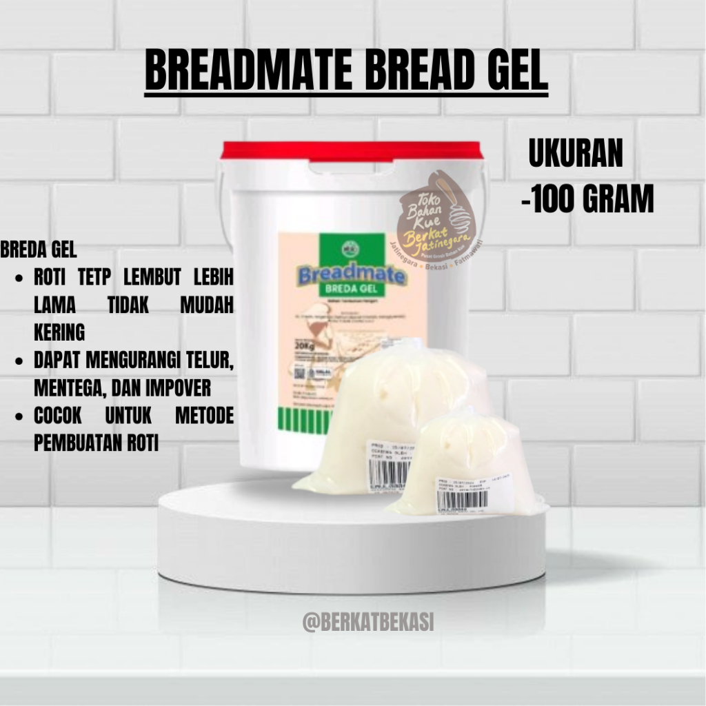 

BREADMATE MERO CRUMB SOFTENER PELEMBUT ROTI / PELEMBUT ROTI TAHAN LAMA / BREDA GEL PELEMBUT DONAT 250 GR