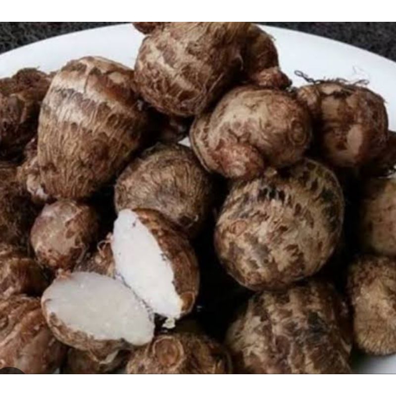 

500 GRAM UBI TALAS / ENTIK/KIMPUL EMPUK TEKAN NJERU