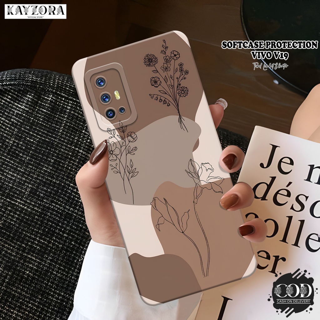 Case Hp VIVO V19 Terbaru - KAYZORA - Fashion Case Aesthetic - Softcase VIVO V19 - Pro Camera - Casin