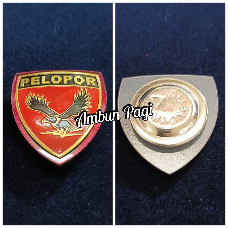 

best seller pin PELOPOR mika merah -magnet
