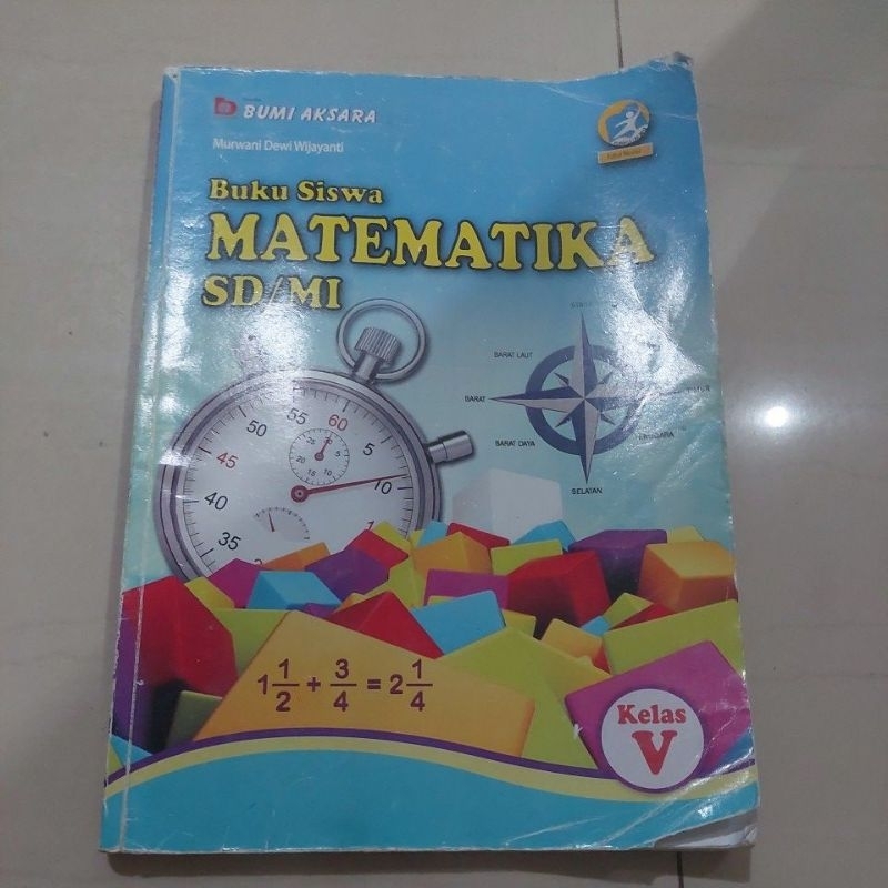 buku matematika Bumi Aksara kelas 5 SD