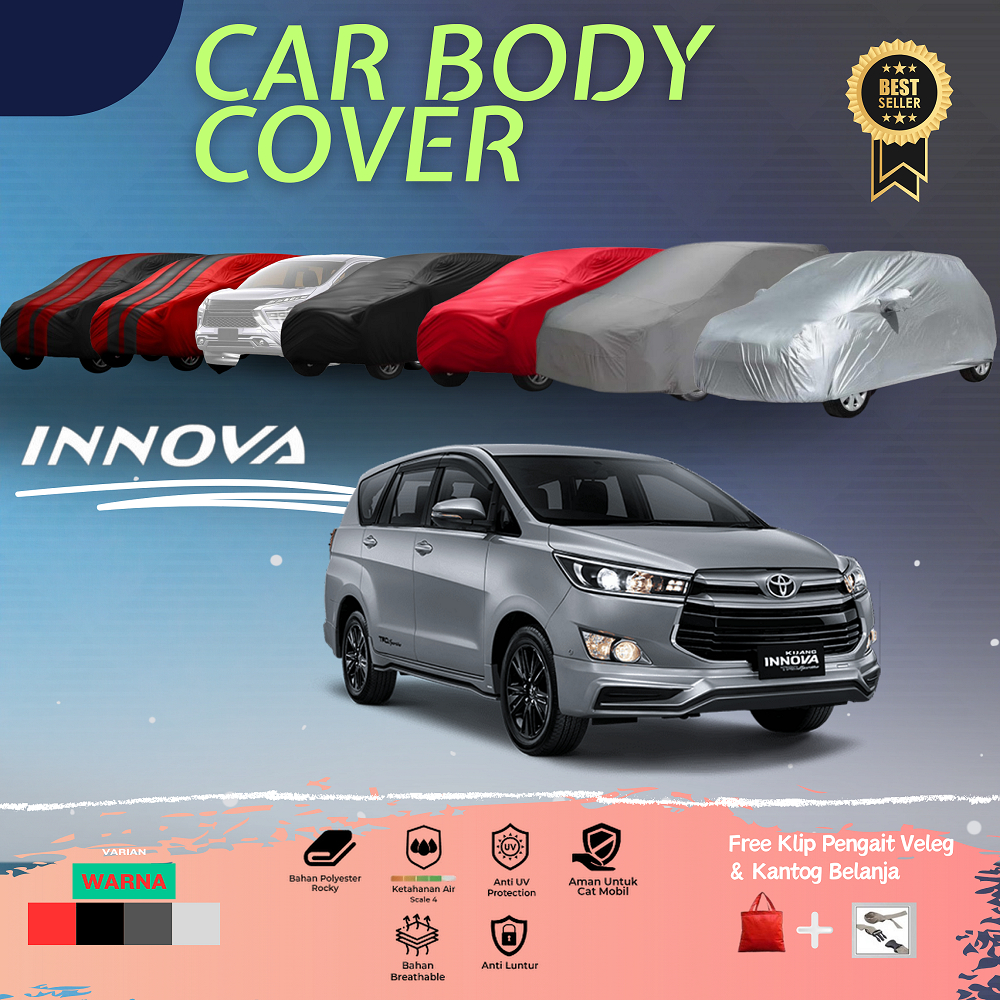 Selimut Sarung Body Cover Mobil Innova Mantel Penutup Outdoor Indoor innova reborn Selimut Mobil  Sa