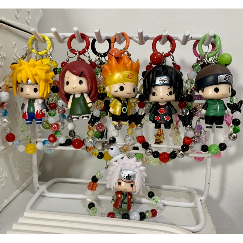 Strap Phone Naruto Series | Bag Charm Naruto | Keychain Sasuke | Anime figure Naruto | Loventbloom