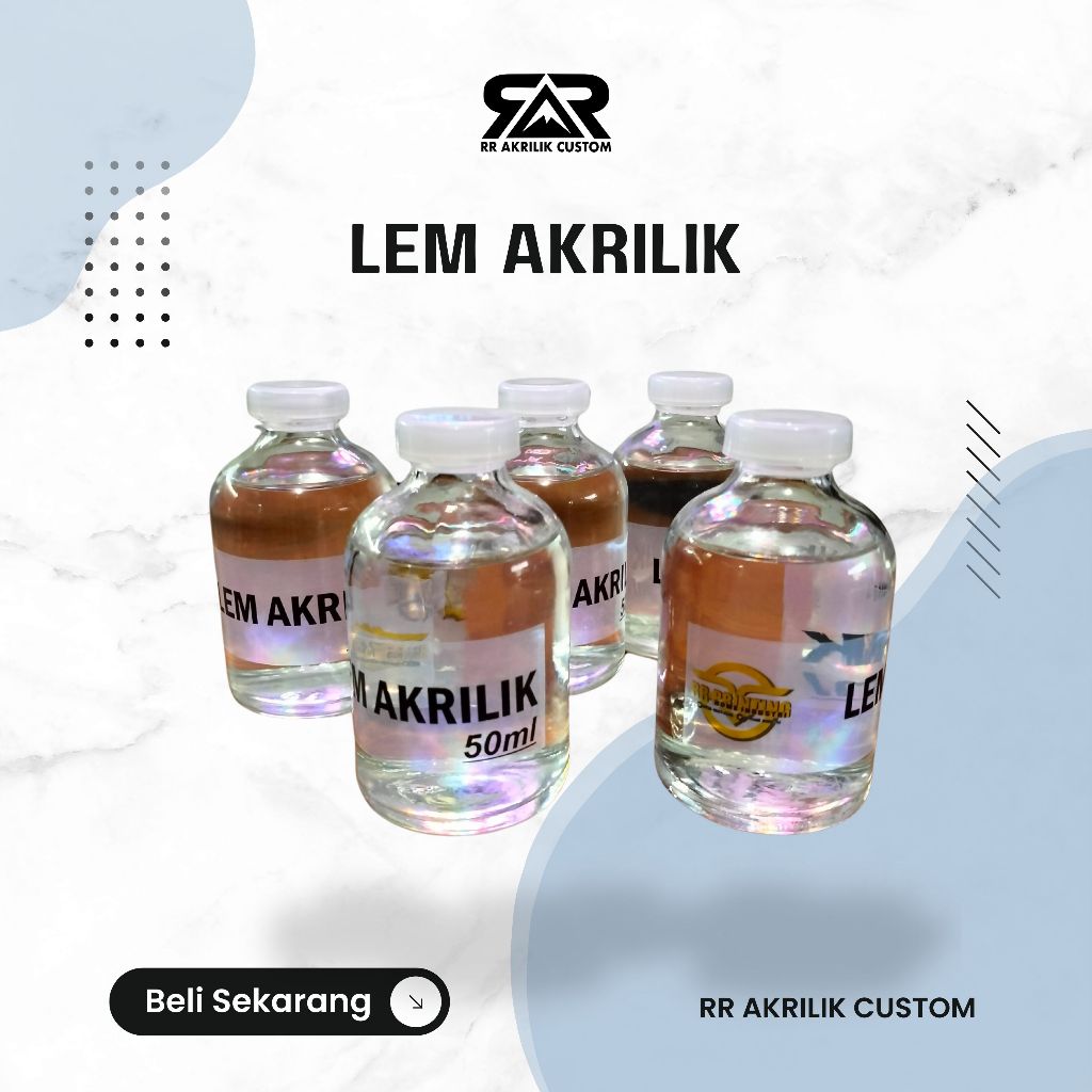 

LEM AKRILIK 50ML free suntikan / Lem akrilik super hight