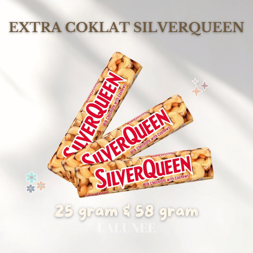 

TAMBAHAN COKLAT SILVERQUEEN UNTUK BUKET BUNGA - SILVER QUEEN ALMOND CASHEW