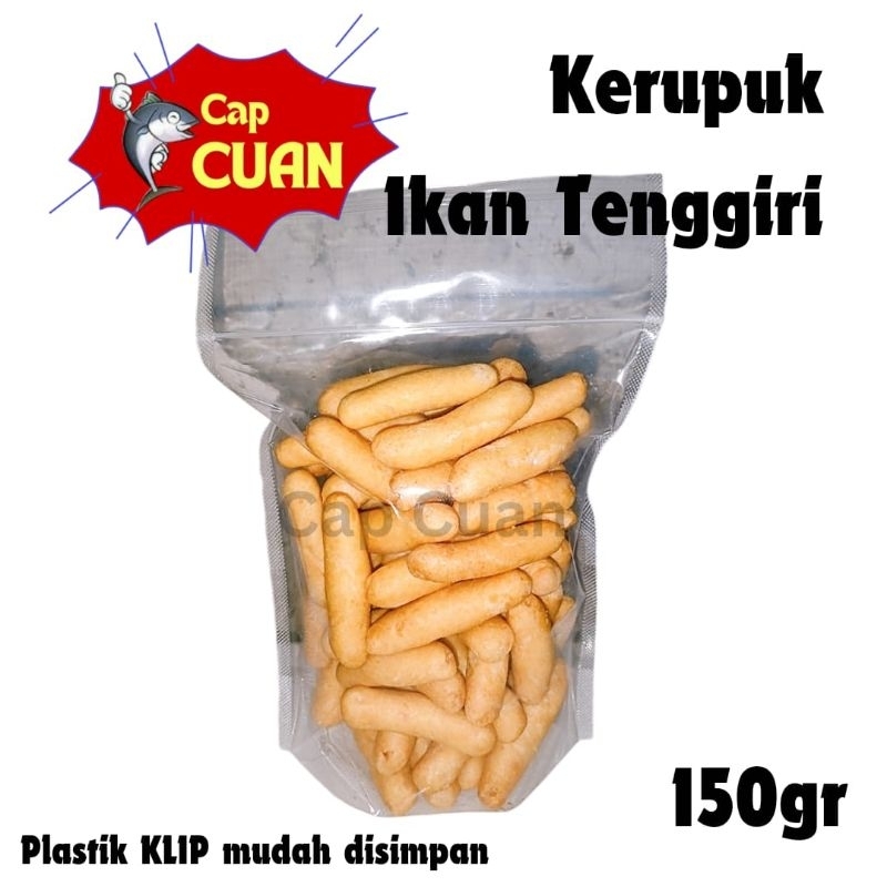 

Kerupuk Ikan Tenggiri 150gr Top Quality Super Camilan Makanan Jajan Krupuk Tengiri Snack