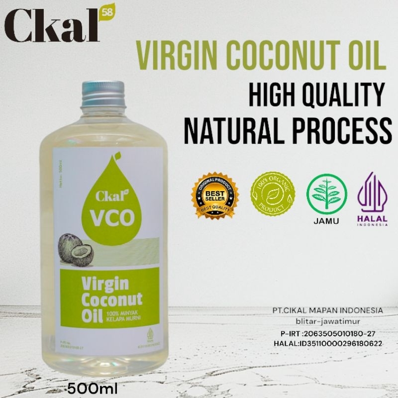 

virgine coconut oil | vco(virgine coconut oil)vco|cikal58|untuk kesehatan|500ml|kemasan 500ml