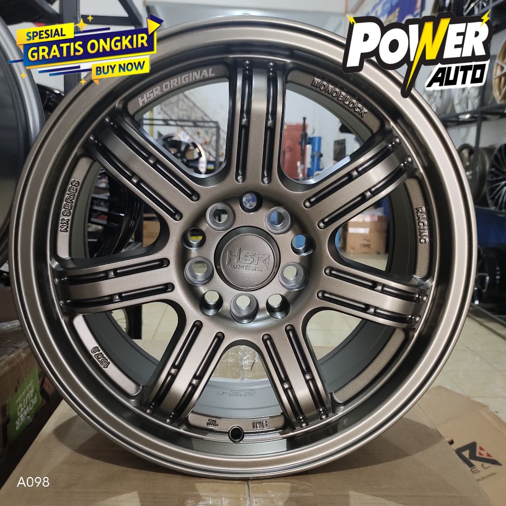 Velg hsr wheel r16 tipe SIAK Pcd 5x114,3 untuk mobil Ertiga Innova