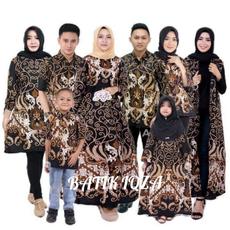 SERAGAM BATIK SARIMBIT COUPLE PASANGAN KELUARGA TERBARU / SARIMBIT BATIK SET KELUARGA MODERN / COUPL
