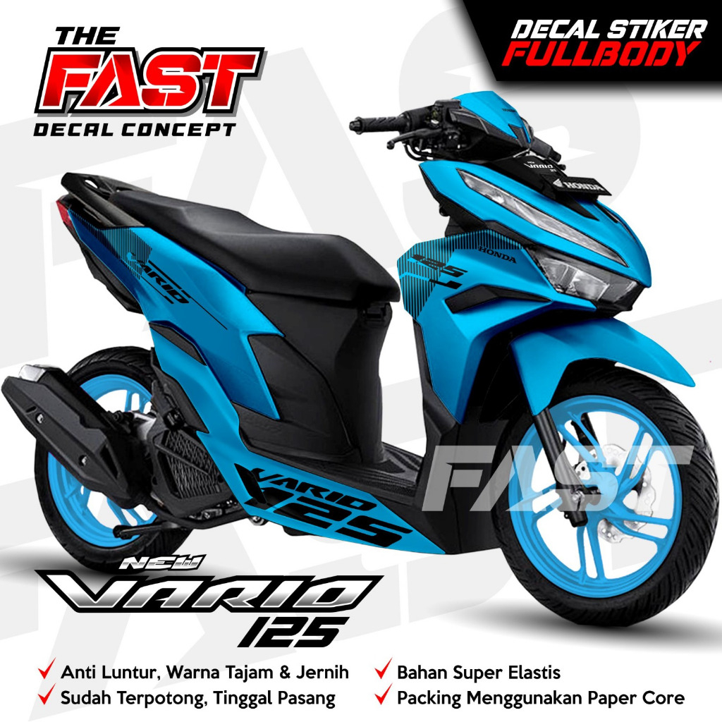 TERBARU Stiker Vario new Decal New Vario 125 2023 Motif Simple Polosan Stiker Vario new 2023 FullBod