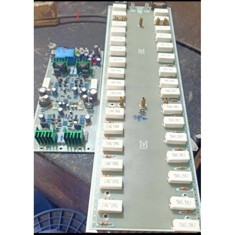 Driver BTL 55ac-65ac plus pcb final 16 set lengkap R kapur R basis scun sekring fiser