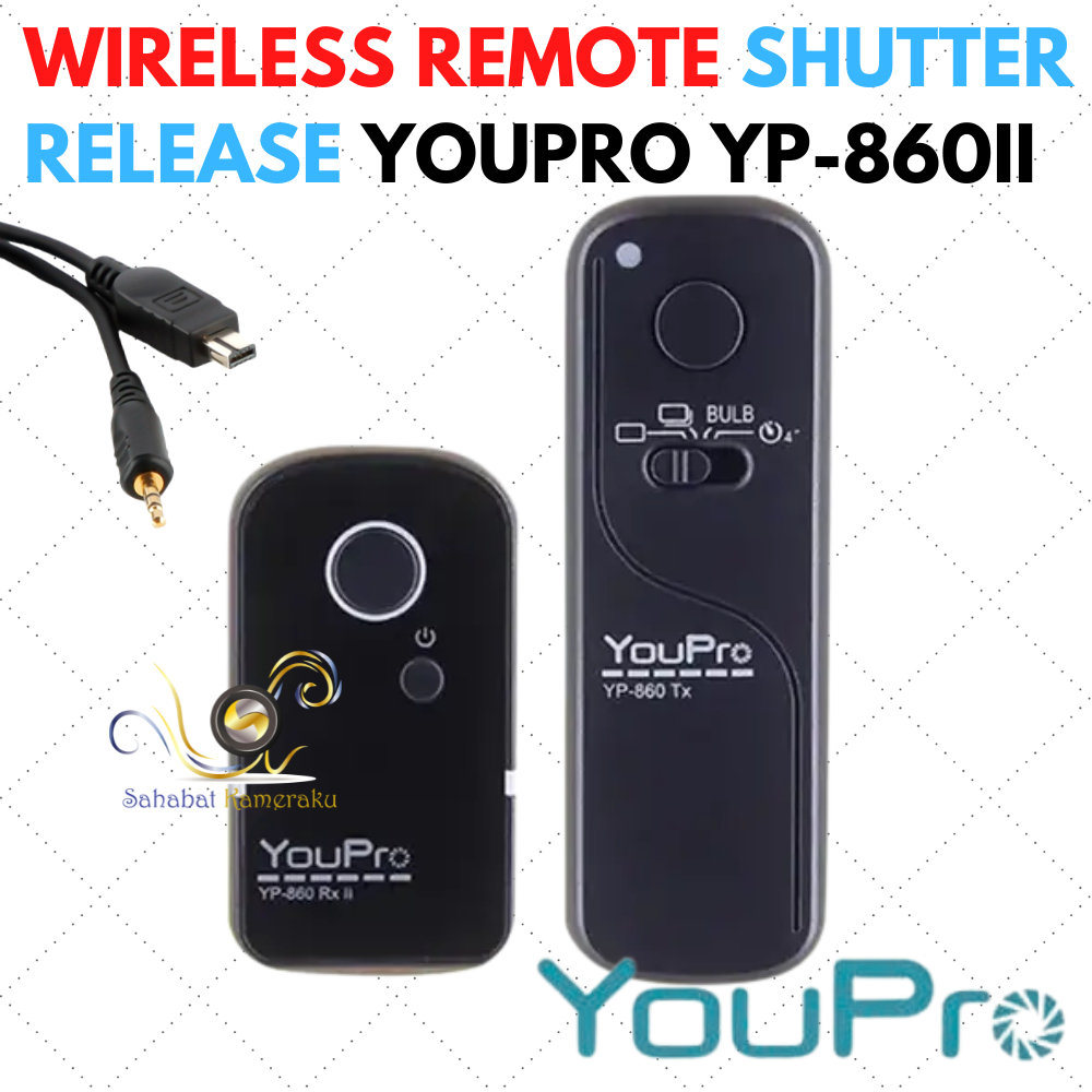 MC-DC2 Wireless Remote Shutter Release YouPro YP-860II Nikon Z5 Z6 Z6 II Z7 Z7 II D750 P7800 D3100 D