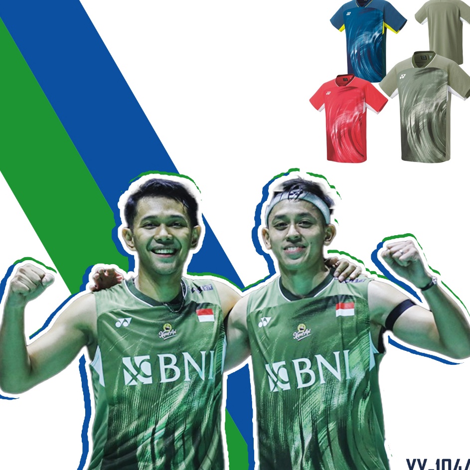 Promo Keren  Kaos Jersey Singlet Badminton Rian Fajar 1568 Timnas Bulu tangkis Indonesia 224 GO Prem