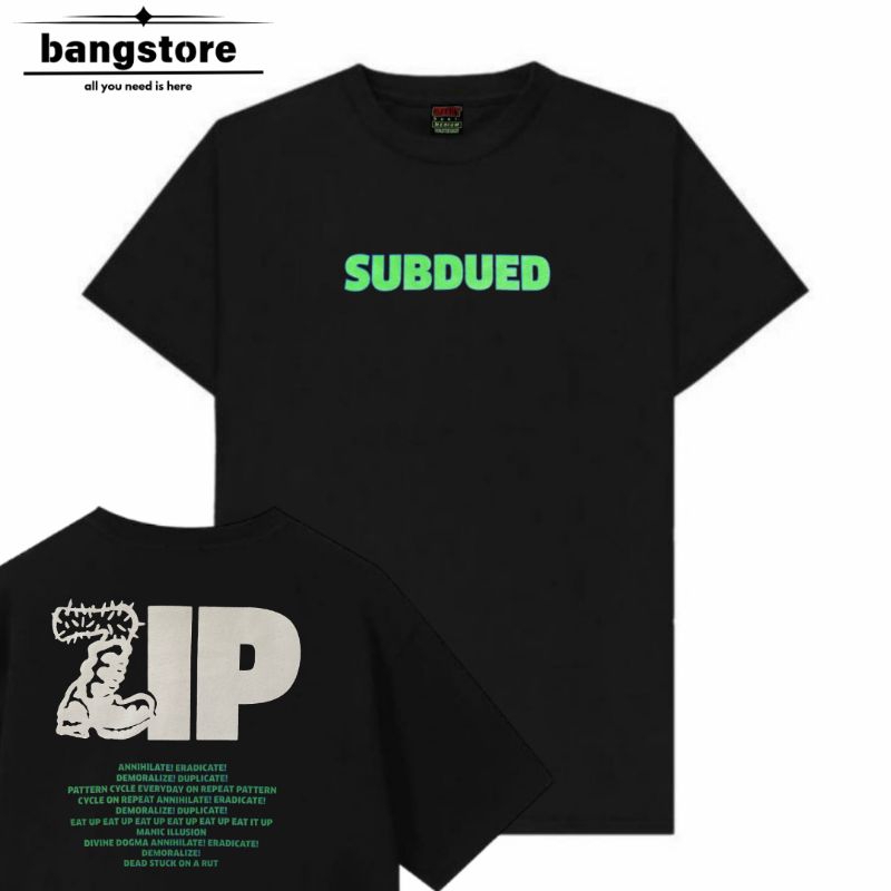 Tshirt - ZIP SUBDEUD / Kaos Zip / Kaos Band / New Merchandise