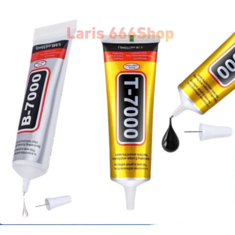 

Lem LCD Touchscreen B7000 Hitam 110ml / B7000 Bening 110ml / Lem Backdoor Hp / Lem Serbaguna / Lem Perhiasan