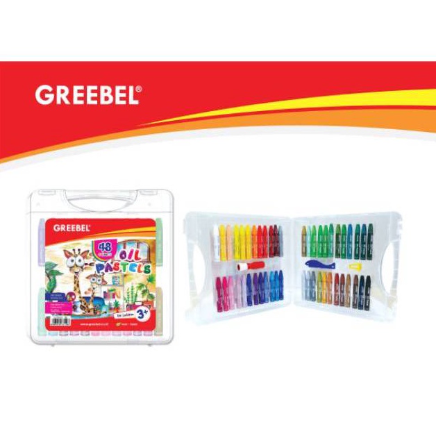 

TERLARIZZZ Crayon oil pastels greebel 48 warna HALAL dan KIDS