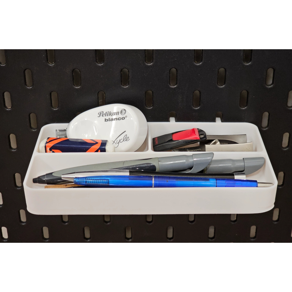 

Cuero tempat pencil skadis pegboard untuk Ikea ukuran jumbo