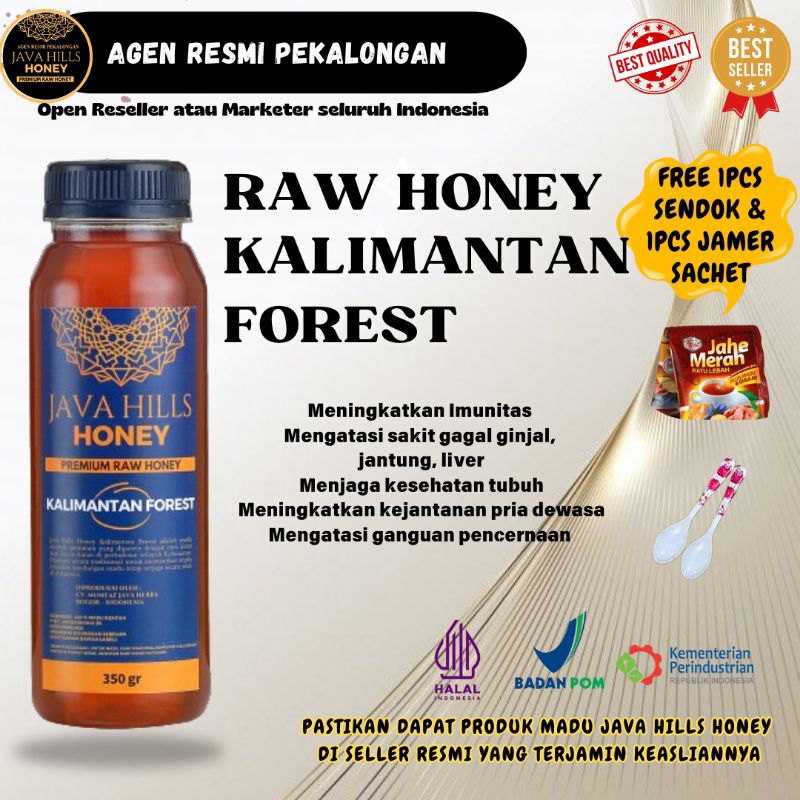 

JAVA HILLS HONEY MADU KALIMANTAN FOREST MURNI ASLI PREMIUM RAW HONEY SPESIALIS PROMIL BATU GINJAL SYARAF HEPATITIS 330GR