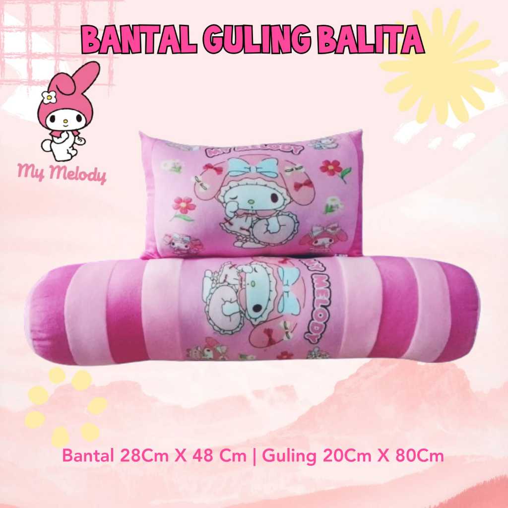 BANTAL GULING ANAK JUMBO MY MELODY UNTYK USIA 5 SAMPAI 12 TAHUN