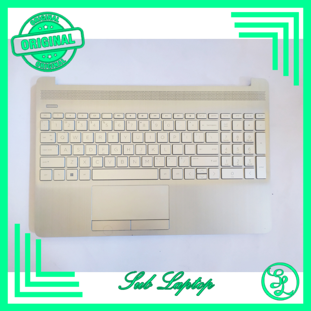Frame Keyboard Normal Topcase Palmrest Laptop HP 15S CF 15-CF 15-DK HP 15S-CF HP 15S-DK HP 15S-DG Si