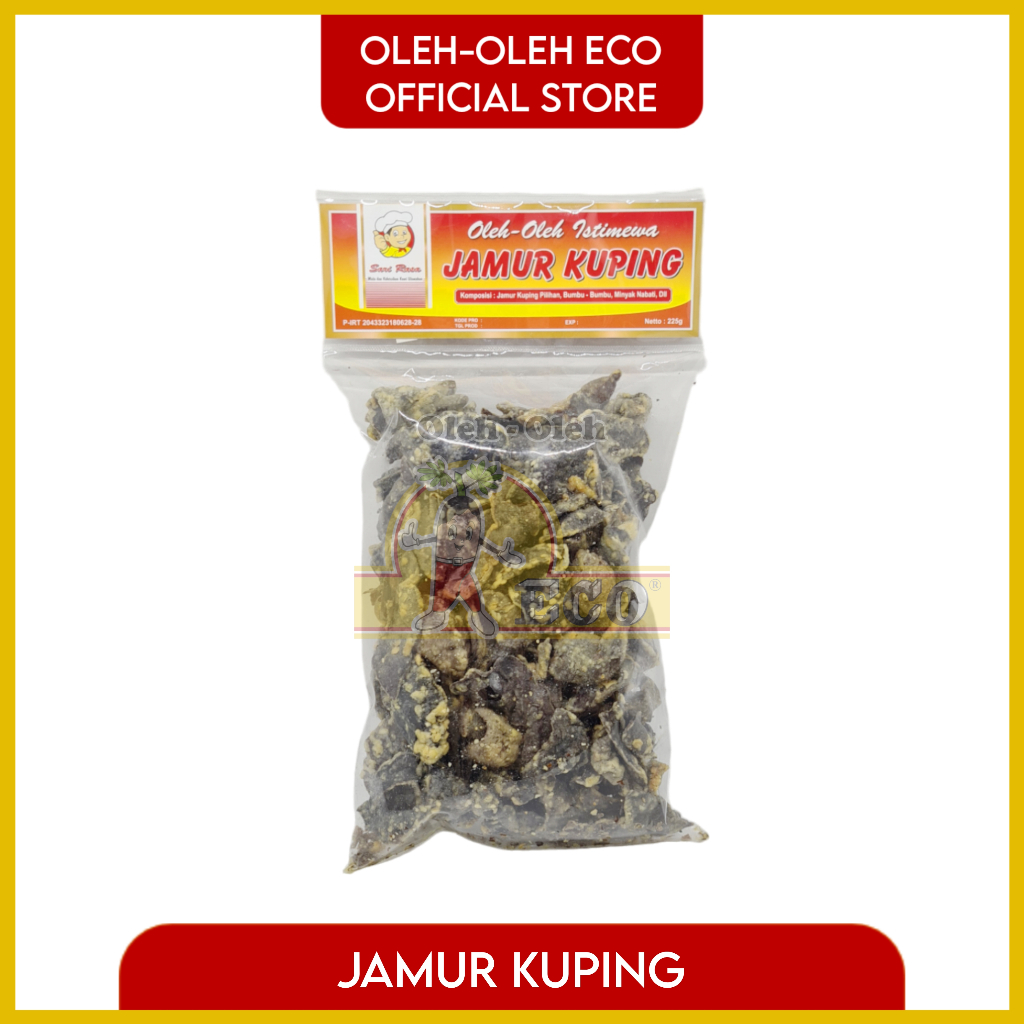 

Keripik Kripik Jamur Kuping Rasa Paru SARI RASA