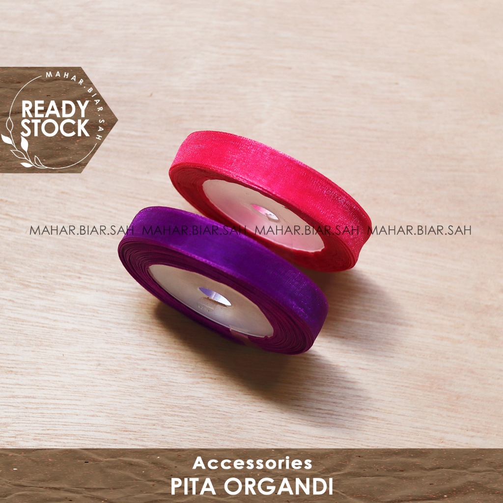 

RS 1 Roll Pita Organdi 1,25 cm / 1/2inch