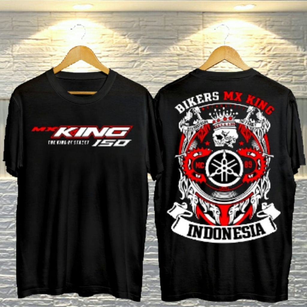 Kaos MX King Race - kaos Distro Racing 150CC Rider Indonesia - Atasan Cotton DEWASA PRIA WANITA
