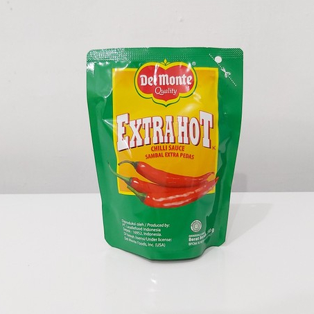 

Delmonte saus sambal extra hot 200ml kemasan pouch