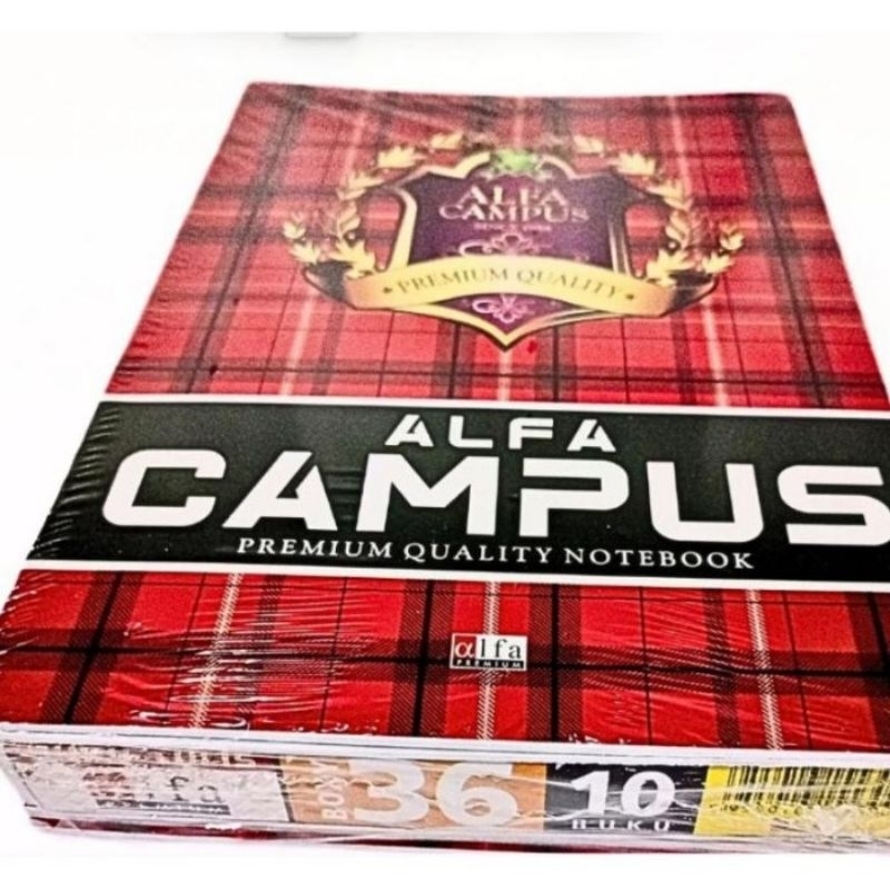 

BUKU CAMPUS BOXY ALFA ISI 36/10 || 36 lembar /10 buku