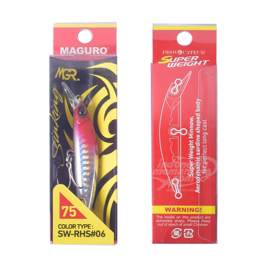 Umpan Maguro Popper Provocateur Super Weight Sinking - 7.5CM | 9CM | 12CM