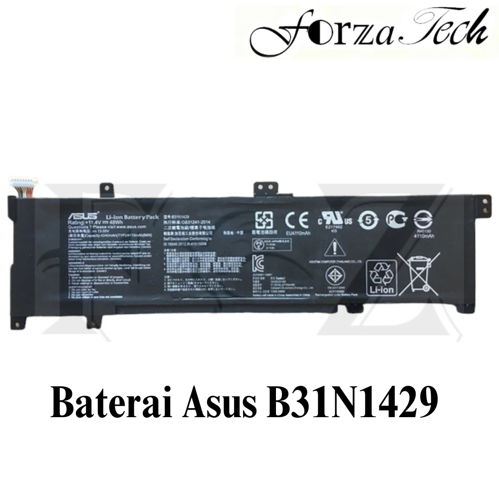 Baterry Baterai Batrei Laptop B31N1429 ASUS A501L A501LX A501LB5200 K501U K501UX K501UB K501LB K501L
