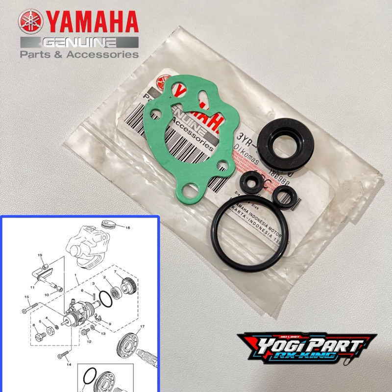 SEAL SIL POMPA OLI SAMPING SET F1ZR FORCE1