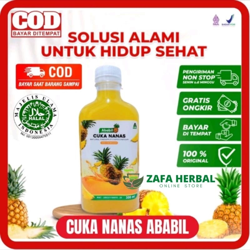 

❤️READY❤️ CUKA NANAS ABABIL - isi 300 ml Alami ORIGINAL