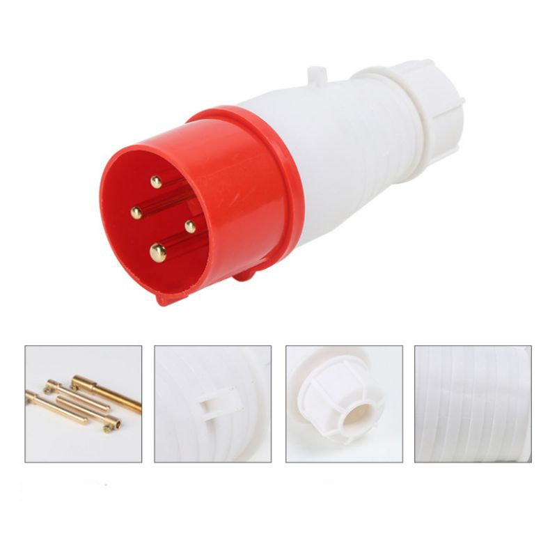 3 fase Male Industrial Plug 3 Phase 4 Pin 32 A