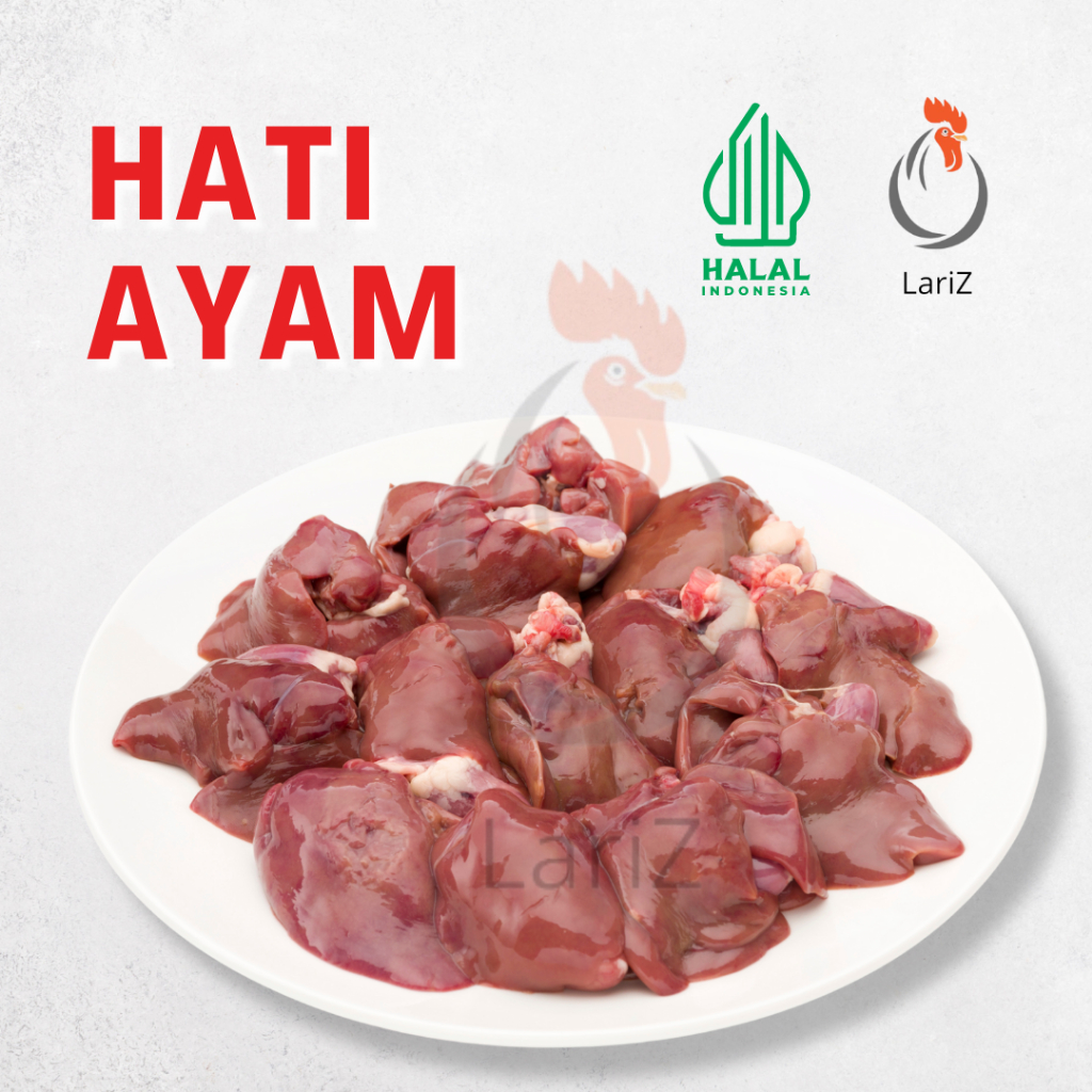 

Hati Ayam Bersih 500gram Frozen Murah / Chicken Liver Premium