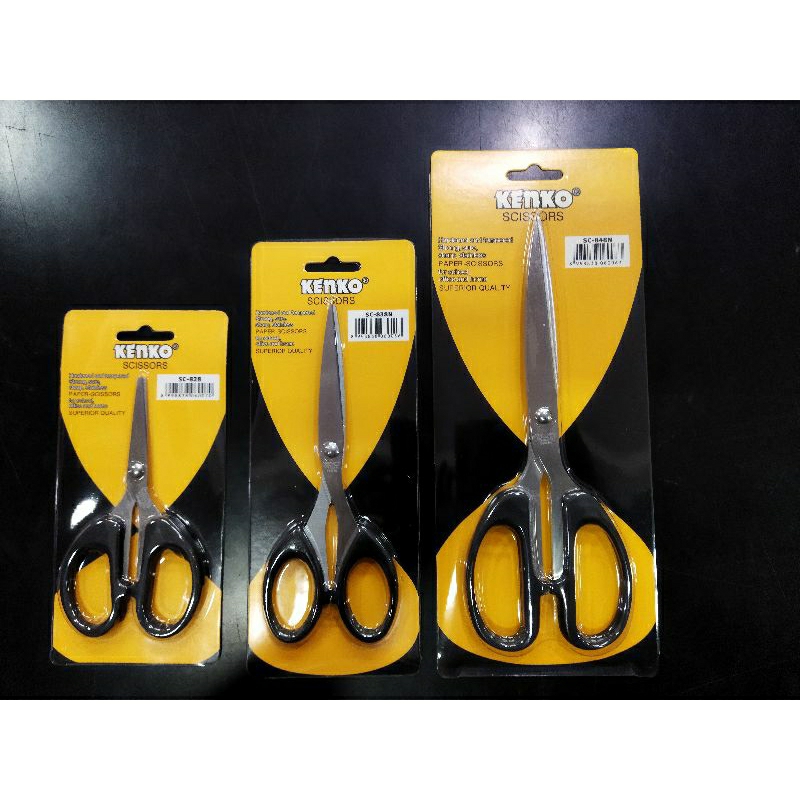 

Gunting Kertas Scissors Kenko Stainless Steel Ukuran Kecil Sedang Besar Original