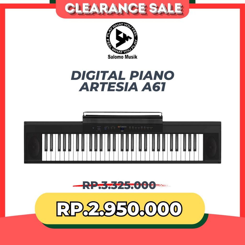 Artesia A61 Digital Mobile Piano Original