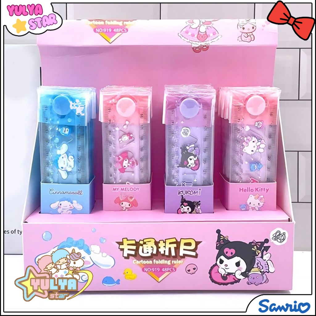 

Penggaris lipat 30cm SANRIO Vol 2/ Penggaris lipat Berkarakter SANRIO Vol2