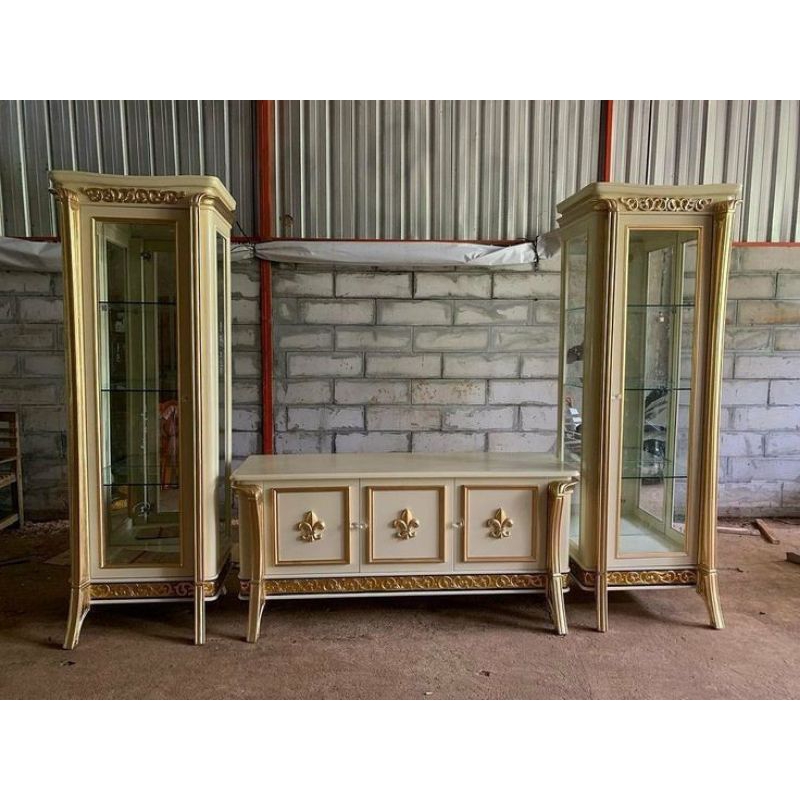ALMARI HIAS KACA MEWAH_ALMARI PAJANGAN DUCO_CABINET TV ELEGAN