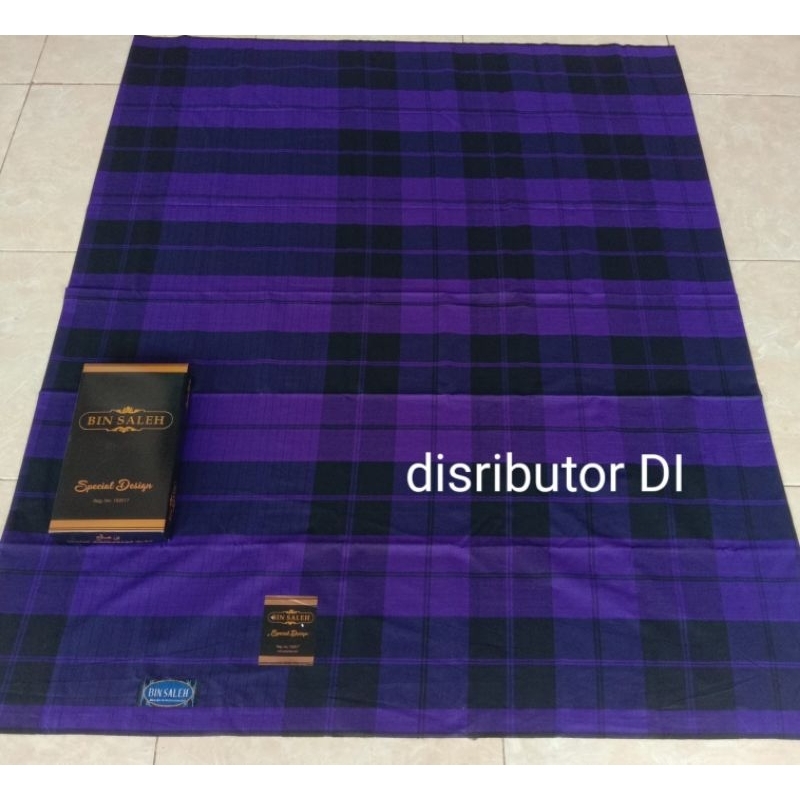 (ORIGINAL) SARUNG BIN SALEH KDT MOTIF BHS KDT SANDUR KADUL SAMARINDA 2 TEROPONG