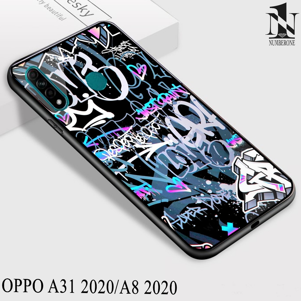 Case Oppo A31 2020/A8 2020 [ BlackAesthetic 01 ] Aneka casing, case, kondom hp, custom case, case ae