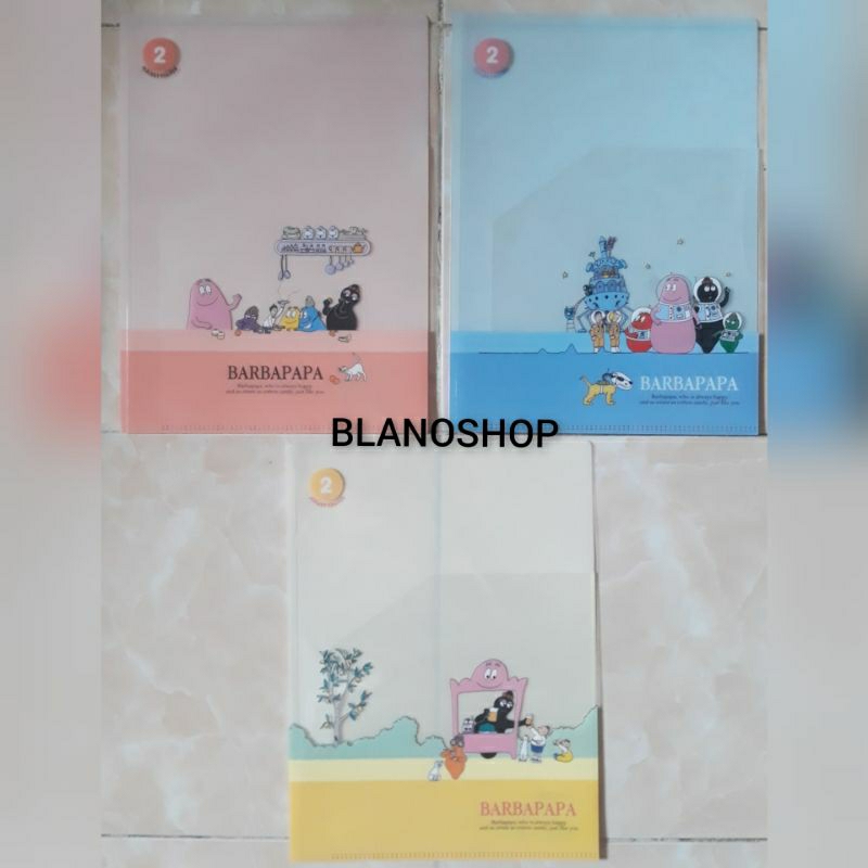 

Map Plastik Lucu 2 Folder Barbapapa Series