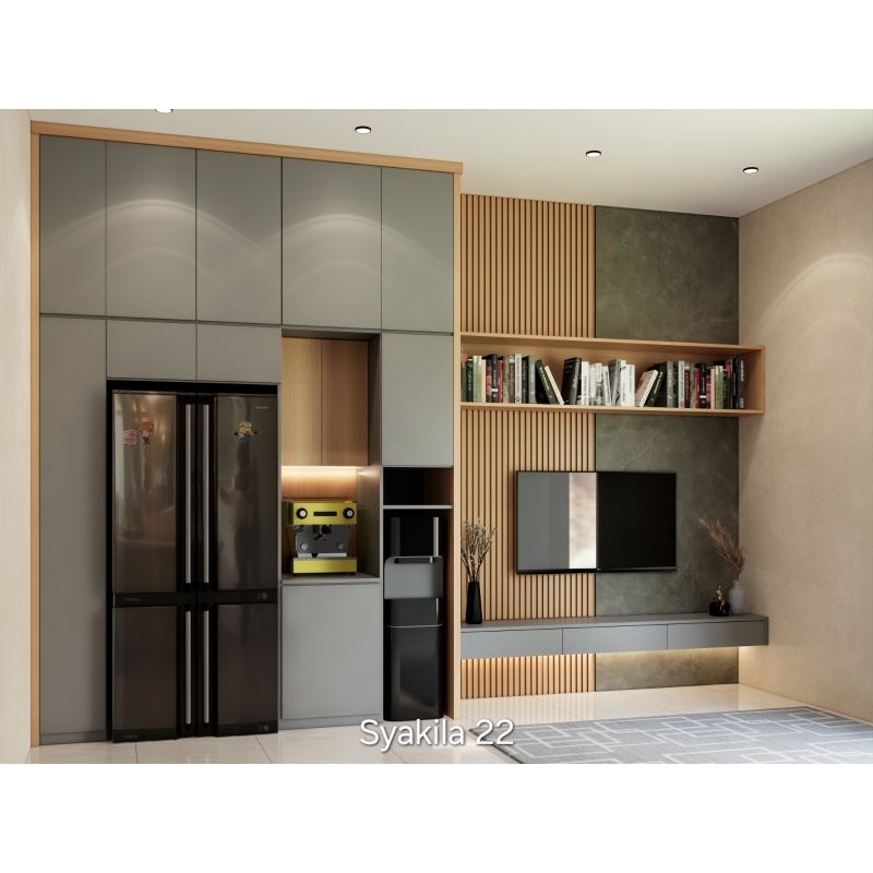 Backdrop TV Minimalis / Backdrop TV HPL